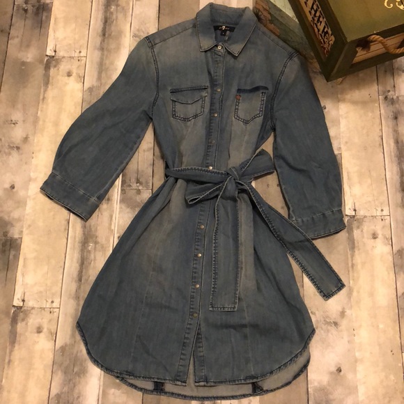 7 For All Mankind Dresses & Skirts - 7 For All Mankind Denim Dress